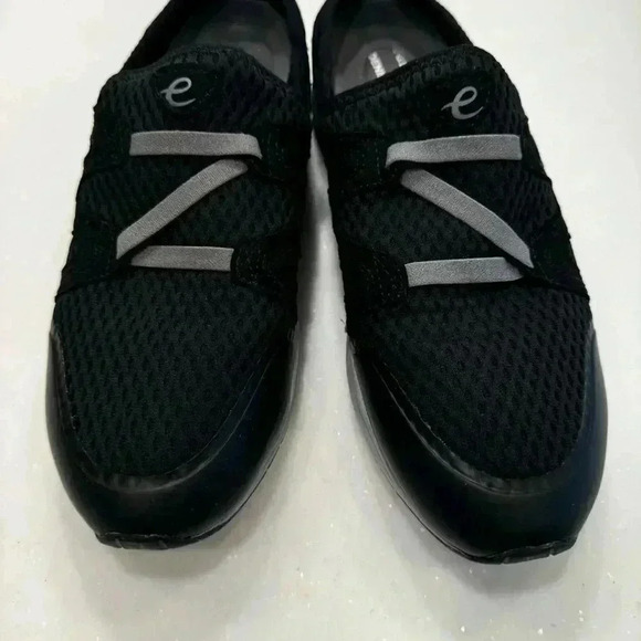 NEW Easy Spirit x Denise Austin Tiptoe Clog Sneaker Black Size 8.5 W - Picture 2 of 9